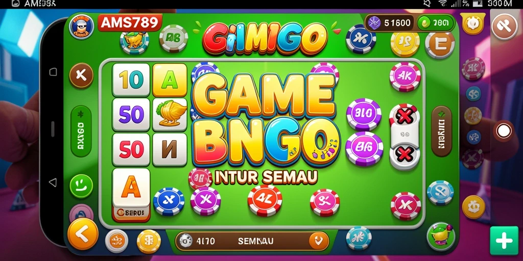 Tampilan gameplay Bingo yang seru dan menyenangkan di AMS789.