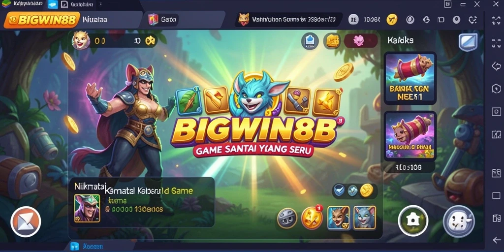 Screenshot gameplay BIGWIN88 yang menampilkan keseruan mini-game.
