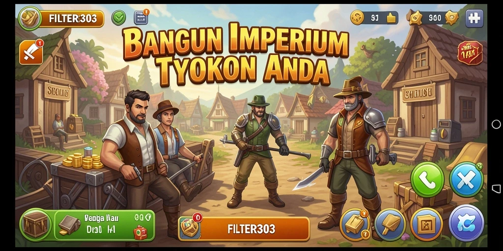 Tangkapan layar gameplay FILTER303 yang menarik dan interaktif.
