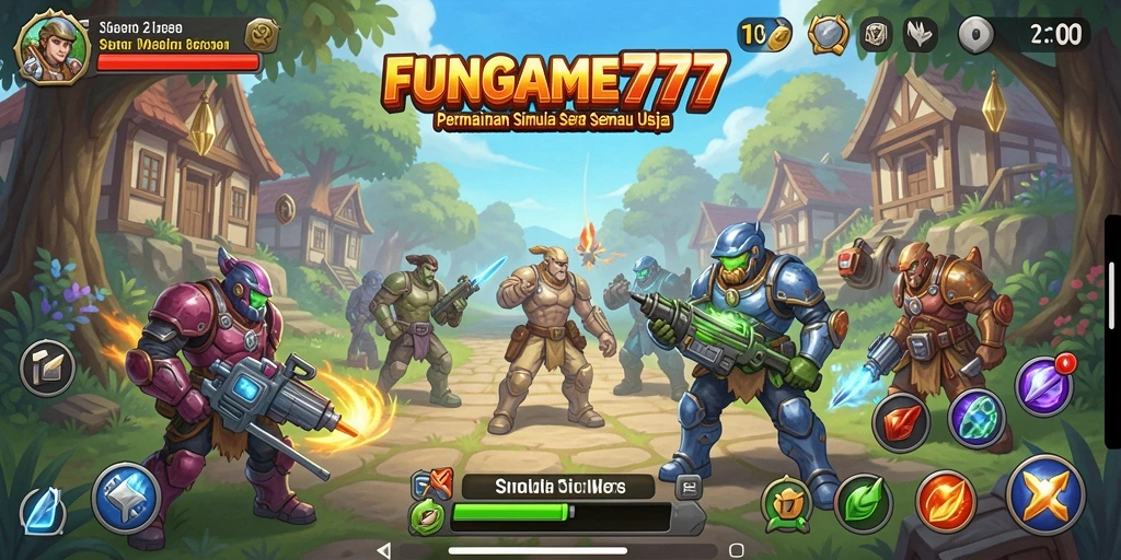 Gameplay seru dan interaktif FUNGAME777 yang memikat.