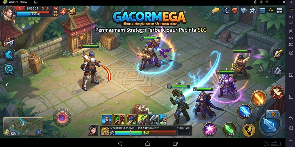 Screenshot utama GACORMEGA dengan gameplay SLG yang seru.