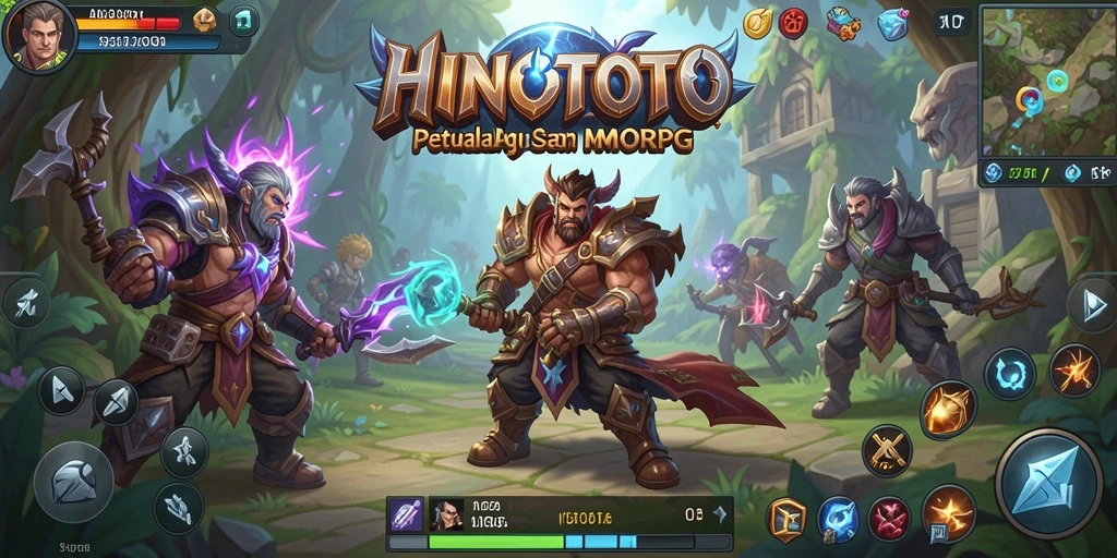Gameplay mendebarkan dalam dunia fantasi HINOTOTO.