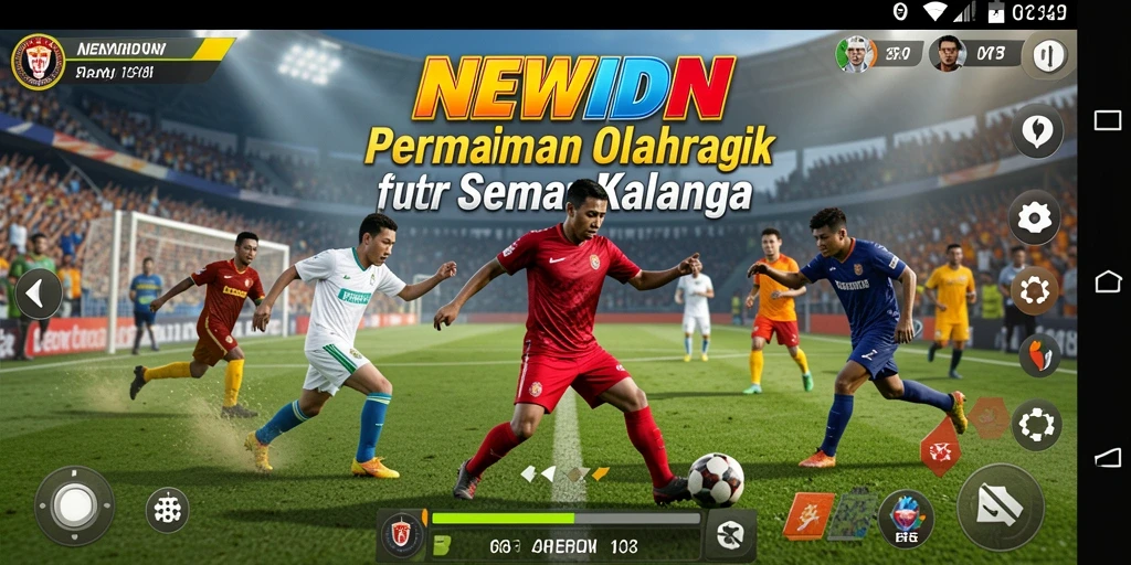 Tampilan gameplay seru dari NEWIDN dalam olahraga yang menarik.