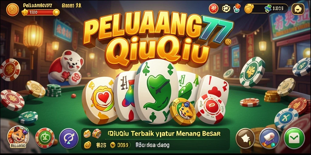 Gameplay QiuQiu yang seru dan menantang di PELUANG77.