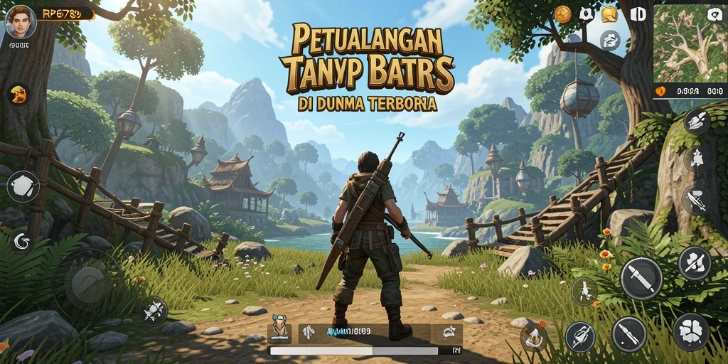 Tampilan menarik dari gameplay RP6789 dalam dunia terbuka.