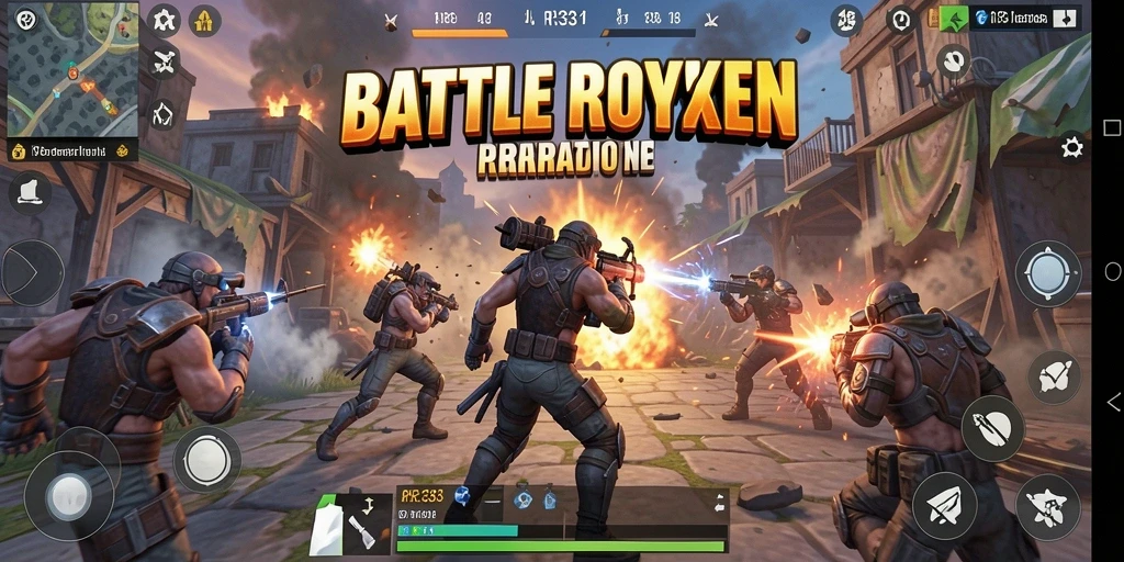 Gameplay RR33 yang mendebarkan di arena pertempuran.