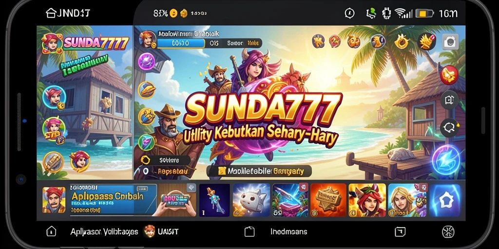Tampilan antarmuka pengguna SUNDA777 yang simple dan efektif.