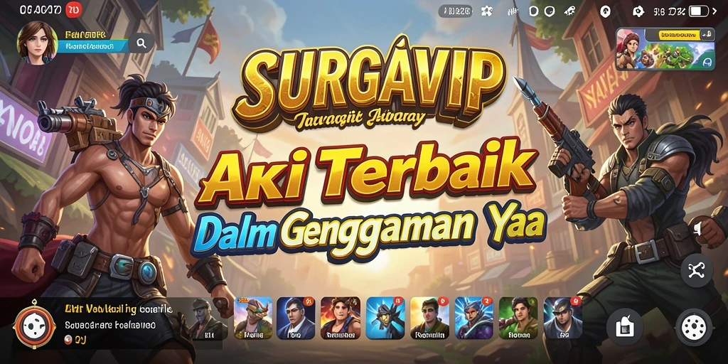 Tampilan gameplay <strong>SURGAVIP</strong> yang penuh aksi dan ketegangan.