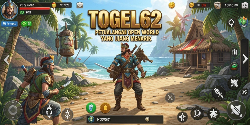 Tampilan permainan <strong>TOGEL62</strong> yang memukau dalam eksplorasi Open World.